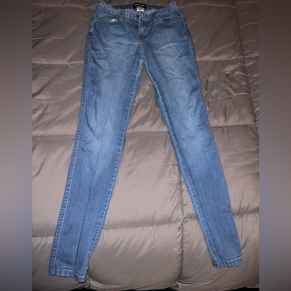 Classic Mid Rise Skinny Jeans